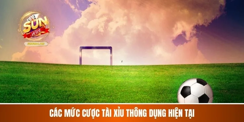 Các mức cược tài xỉu thông dụng hiện tại