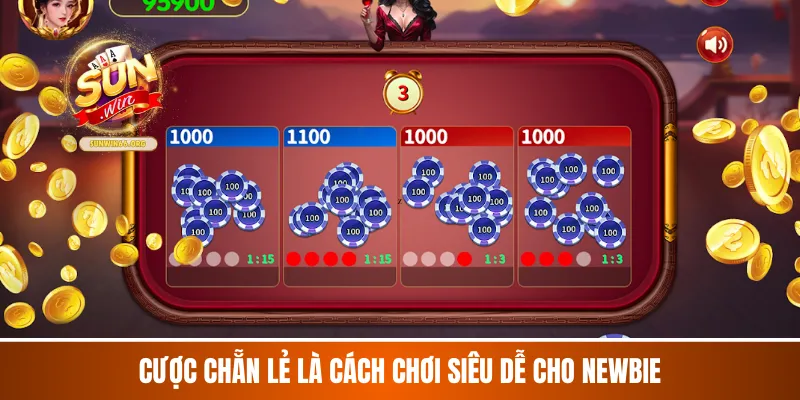 Cược chẵn lẻ là cách chơi siêu dễ cho newbie