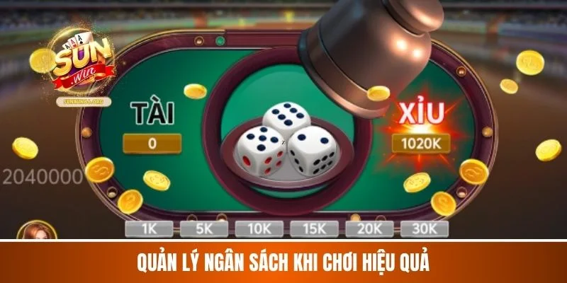 Quản lý ngân sách khi chơi hiệu quả