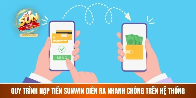 Quy trình nạp tiền Sunwin diễn ra nhanh chóng trên hệ thống